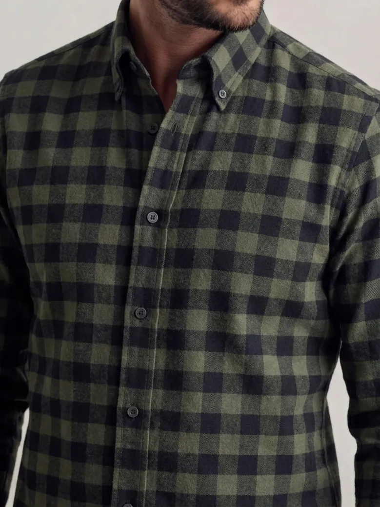 Easy-iron plain white poplin shirt