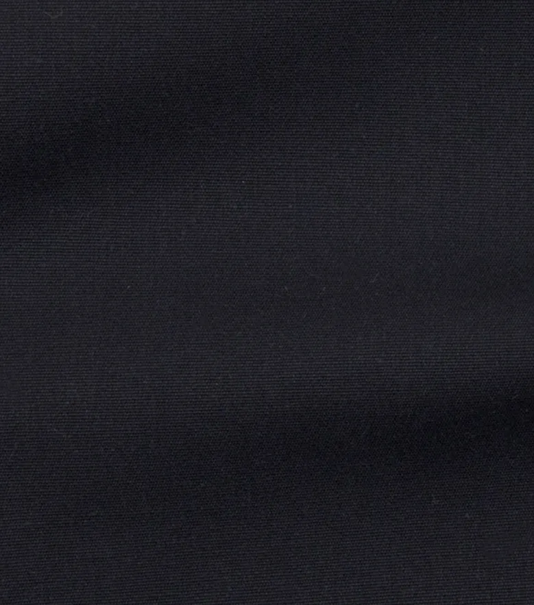 Easy-iron plain white poplin shirt
