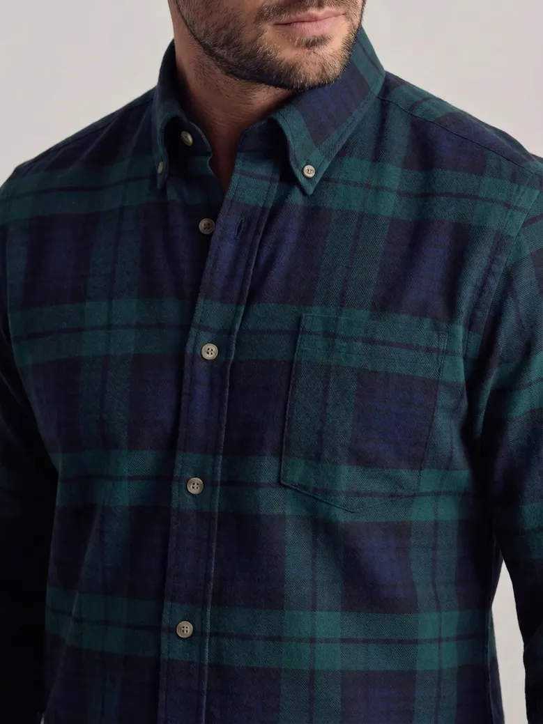 Easy-iron plain white poplin shirt