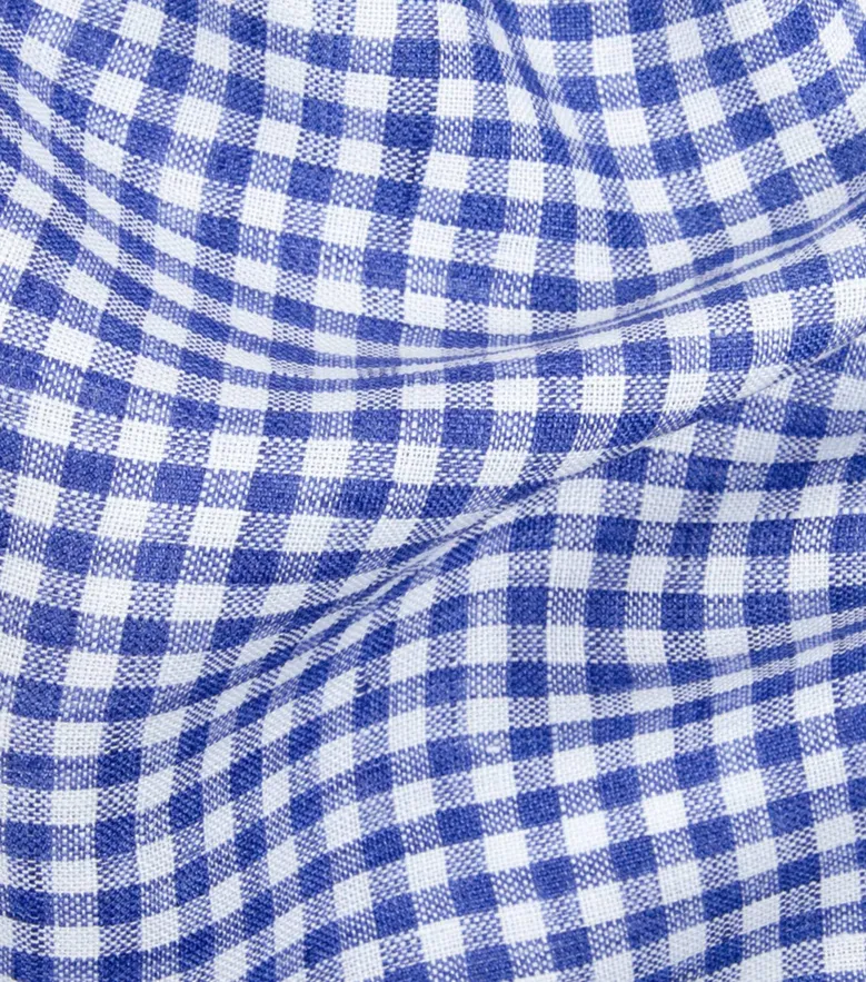 Easy-iron plain white poplin shirt