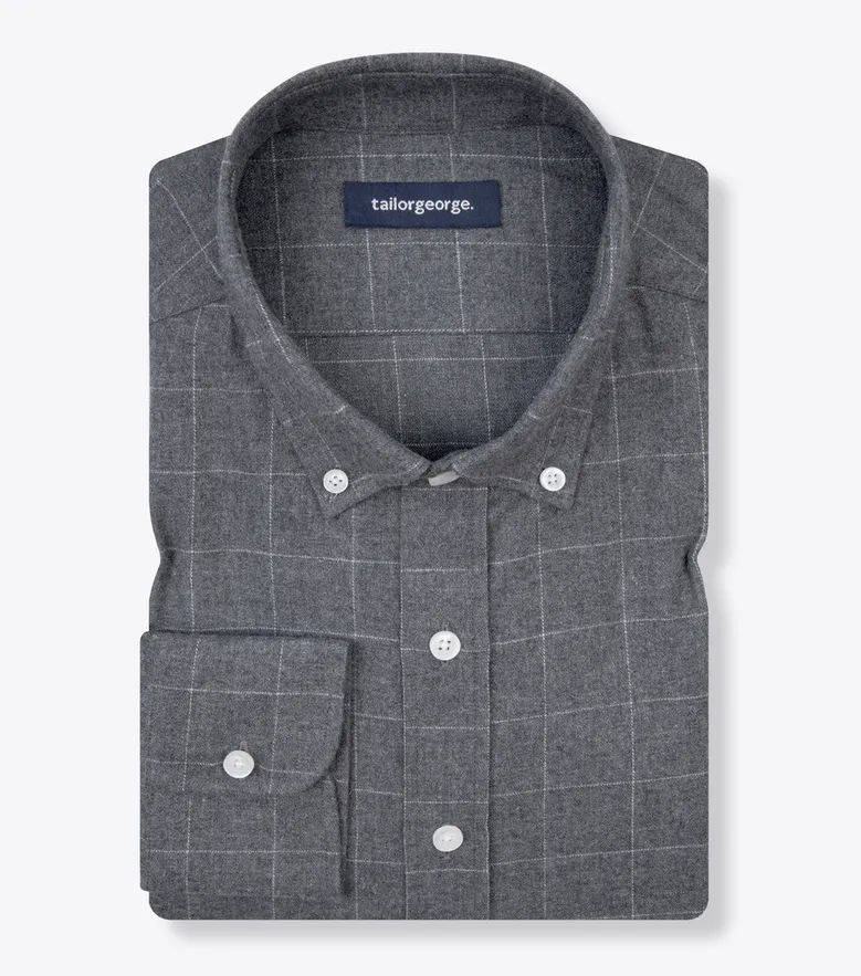 Easy-iron plain white poplin shirt
