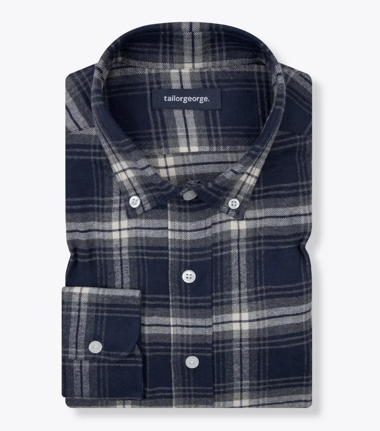 Easy-iron plain white poplin shirt
