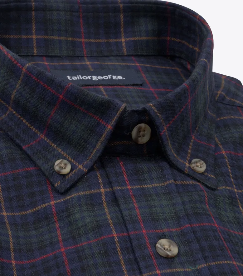 Easy-iron plain white poplin shirt
