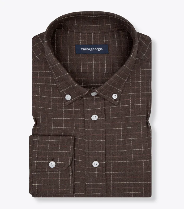 Easy-iron plain white poplin shirt