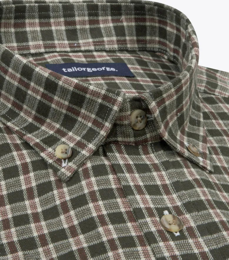 Easy-iron plain white poplin shirt