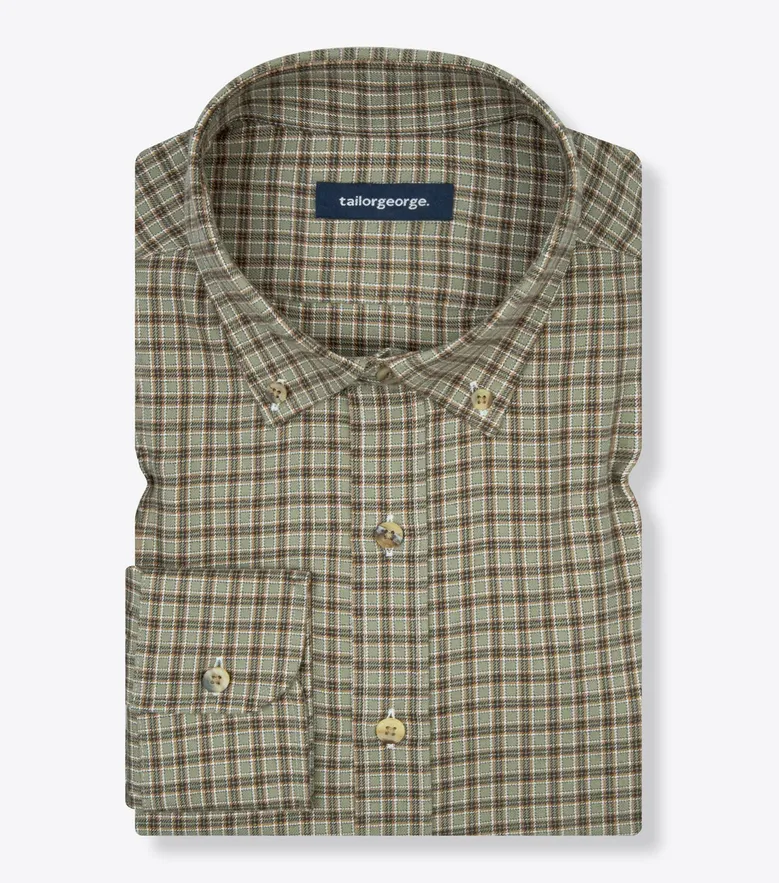 Easy-iron plain white poplin shirt