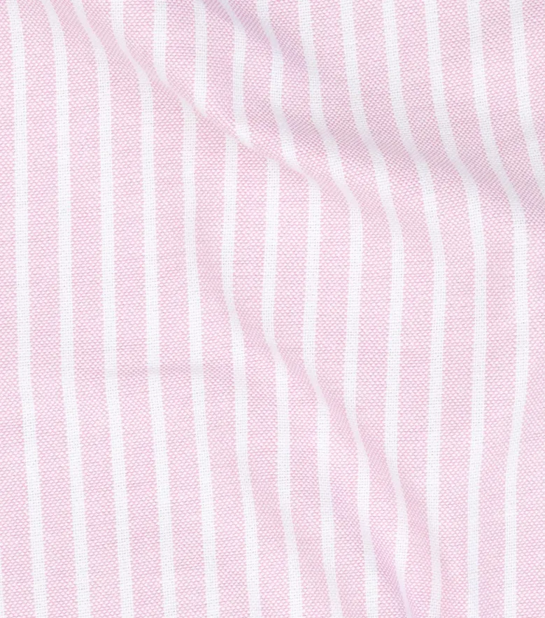 Easy-iron plain white poplin shirt