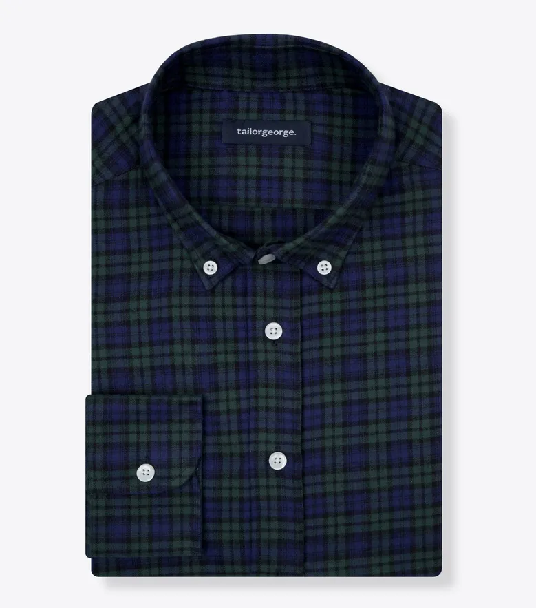 Easy-iron plain white poplin shirt