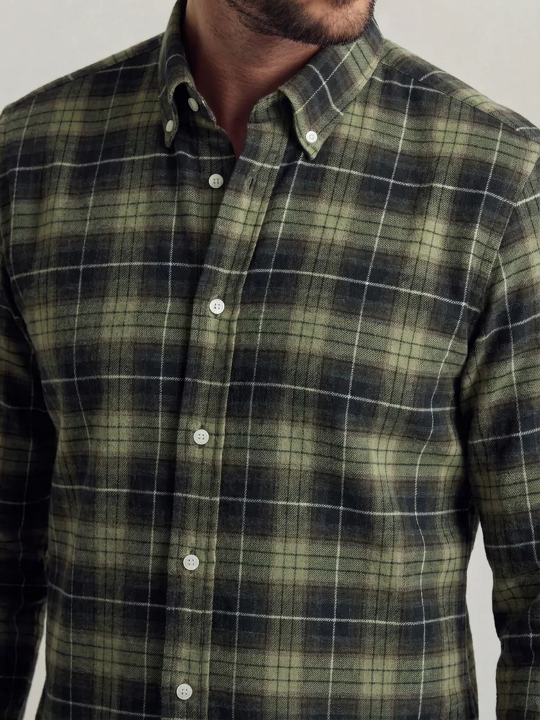 Easy-iron plain white poplin shirt