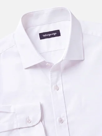 Easy-iron poplin shirt