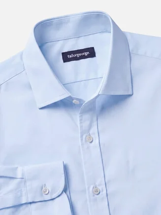 Easy-iron poplin shirt