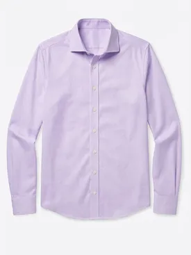 Easy-iron Royal Mauve Oxford shirt