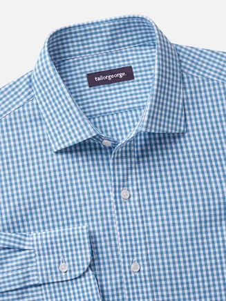 Easy-iron poplin shirt