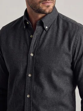 Plain brown flannel shirt