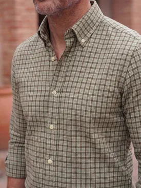 Checked green Flannel Shirt