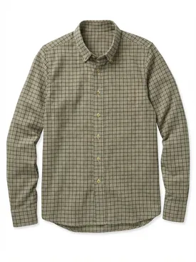 Checked green Flannel Shirt