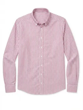 Striped red Oxford Shirt