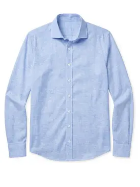 Plain sky blue Linen Shirt